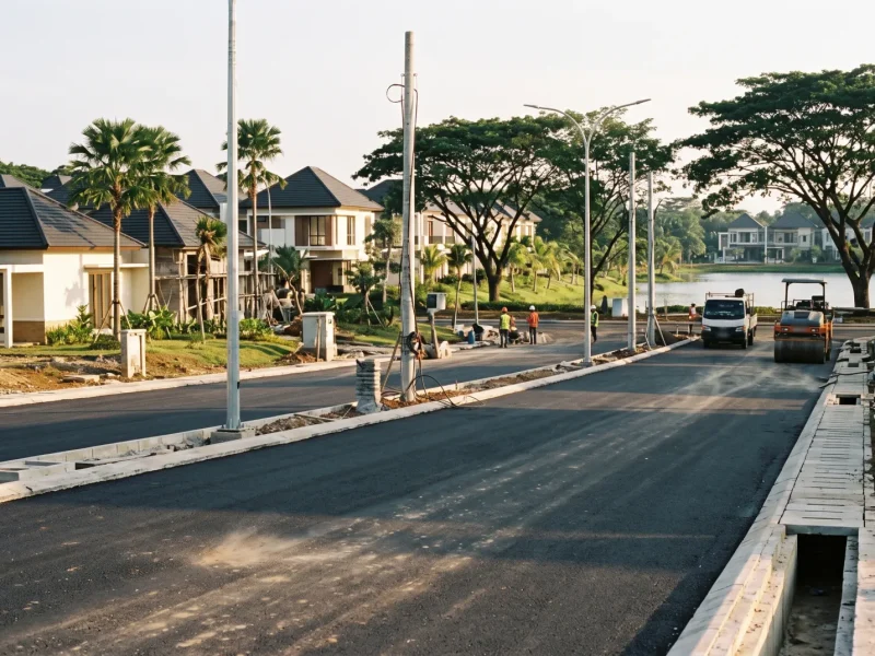Pengecoran jalan utama